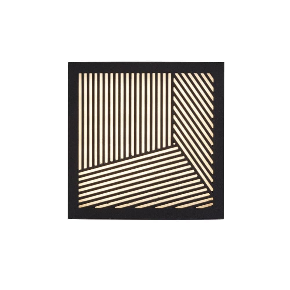 LED Wandleuchte Nordlux Maze Straight schwarz 10W 700Lm 3000K IP44 Aussenleuchte