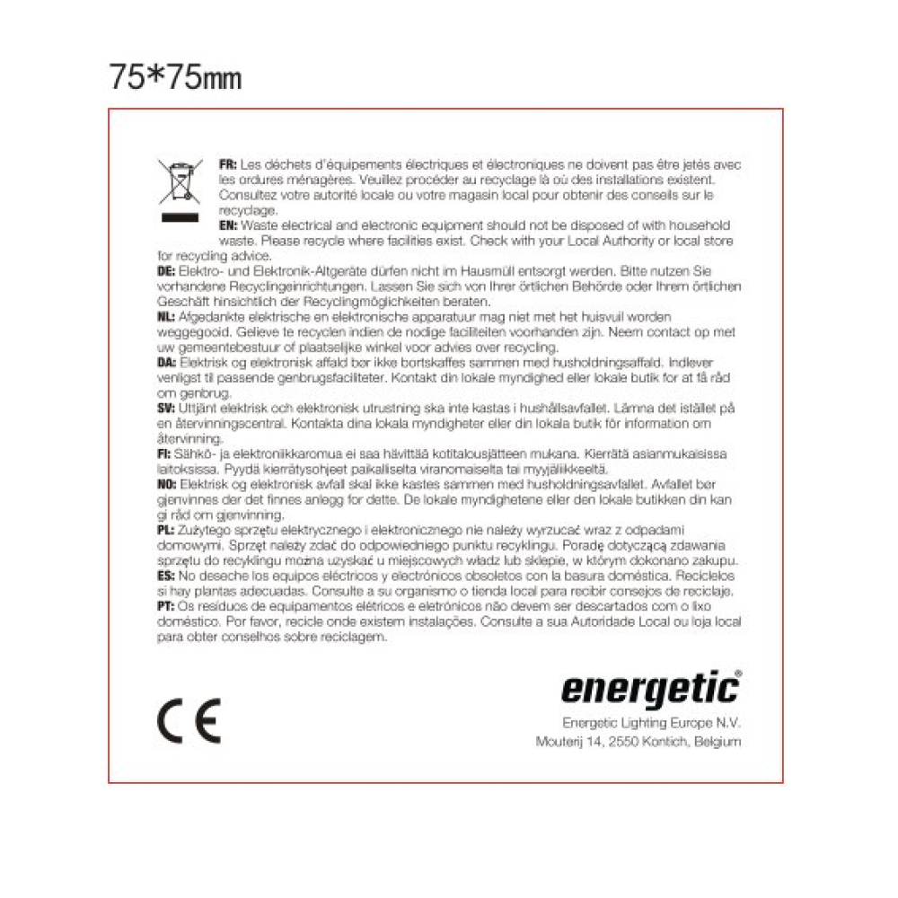 Energetic G45 LED Lampe E14 4000K 4W 470Lm Leuchtmittel Milky 5192003321