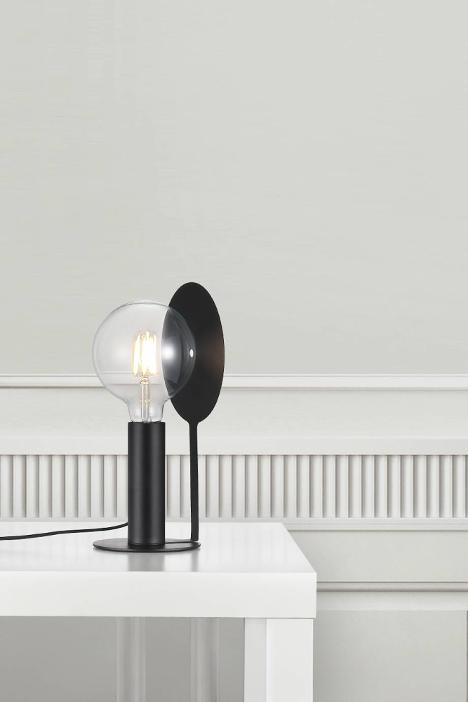 Tischleuchte Dean Disc Table Black Nordlux schwarz Tischlampe