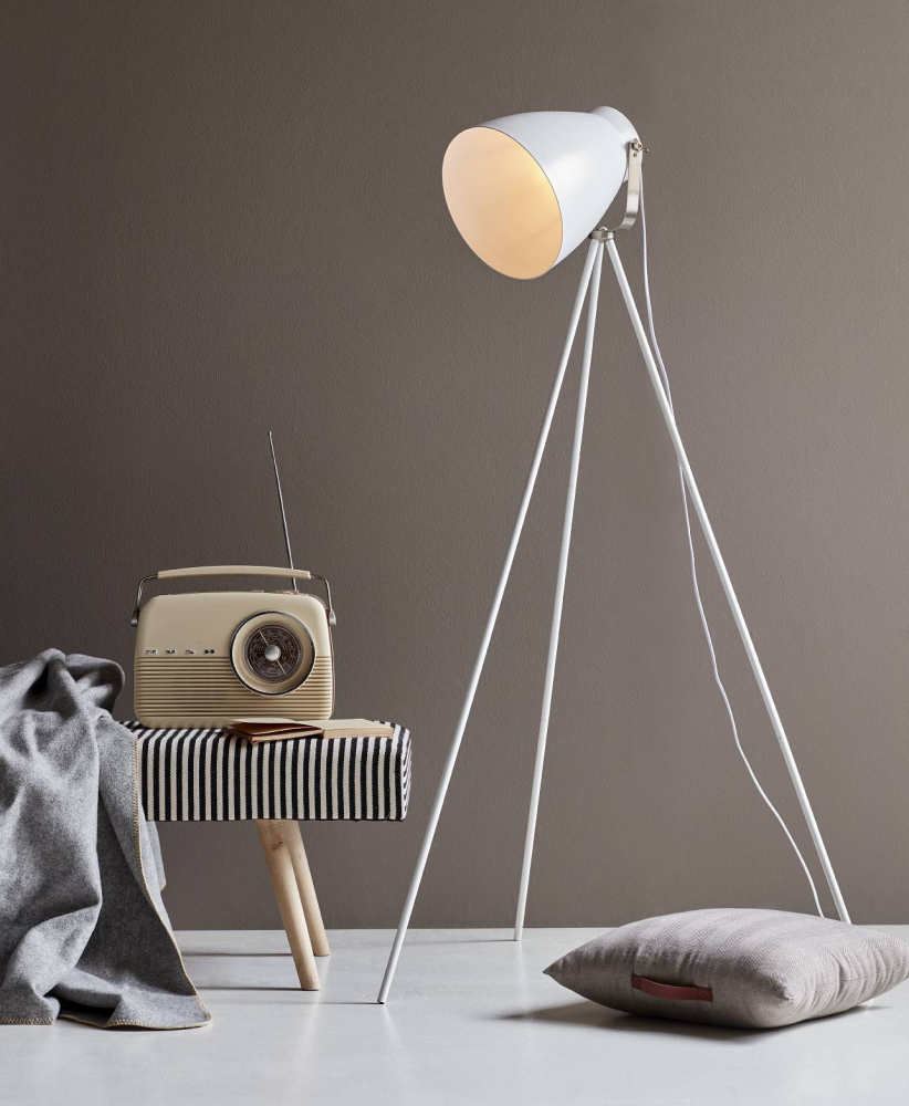 Nordlux Stehleuchte Largo Weiss E27 Stehlampe Floor 46704001