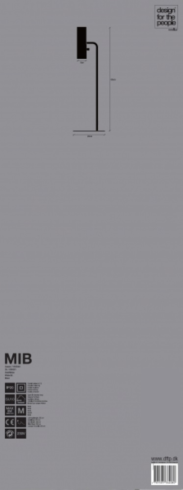 Nordlux Tischleuchte MIB 6 Tisch DFTP GU10 Weiss Tischlampe 71655001