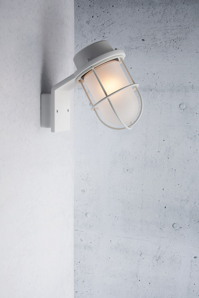 Wandleuchte Marina Wand weiss Nordlux E27 IP44 Badleuchte 83321001