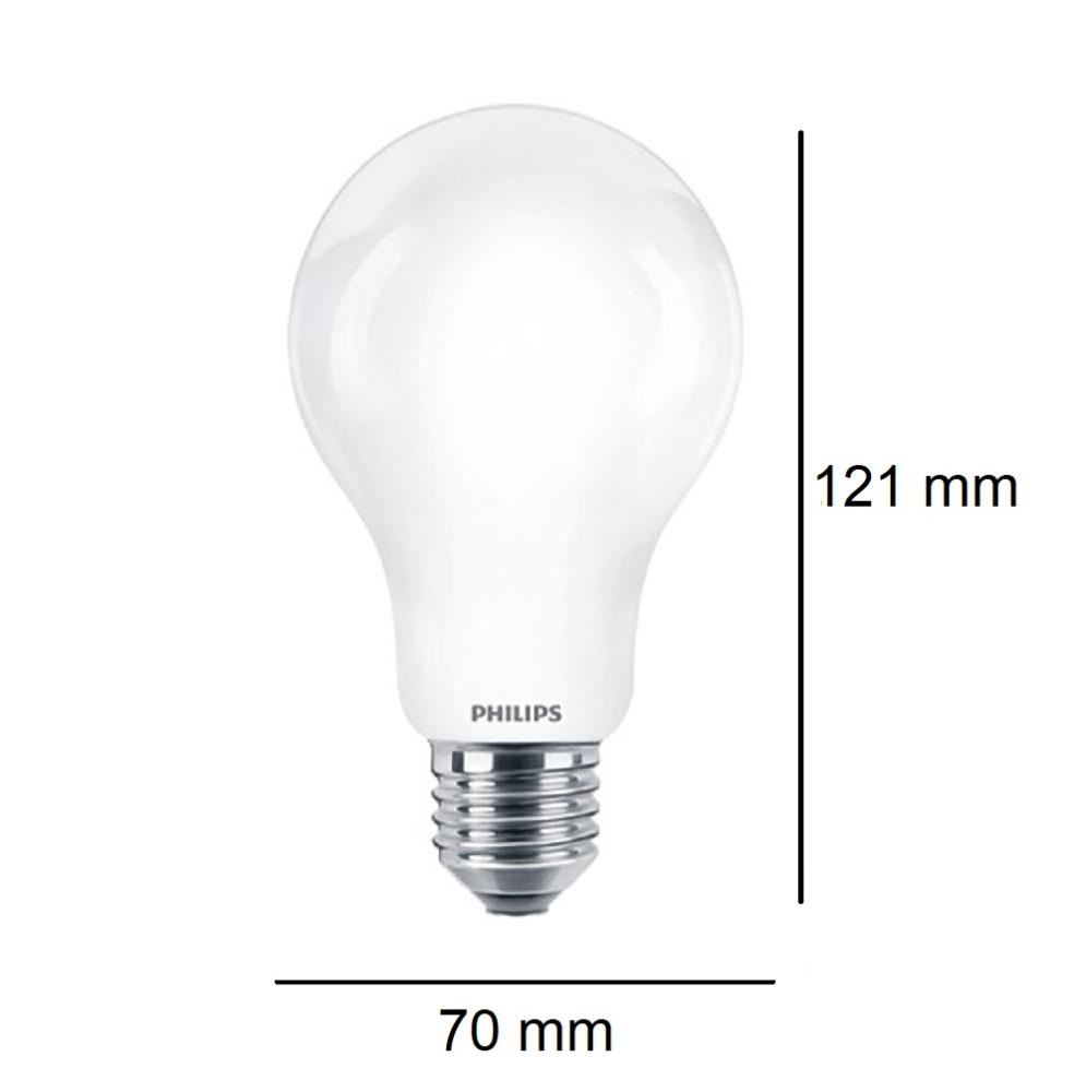 Philips A70 LED Lampe E27 17,5W 2700K warmweiss 2452Lm Matt