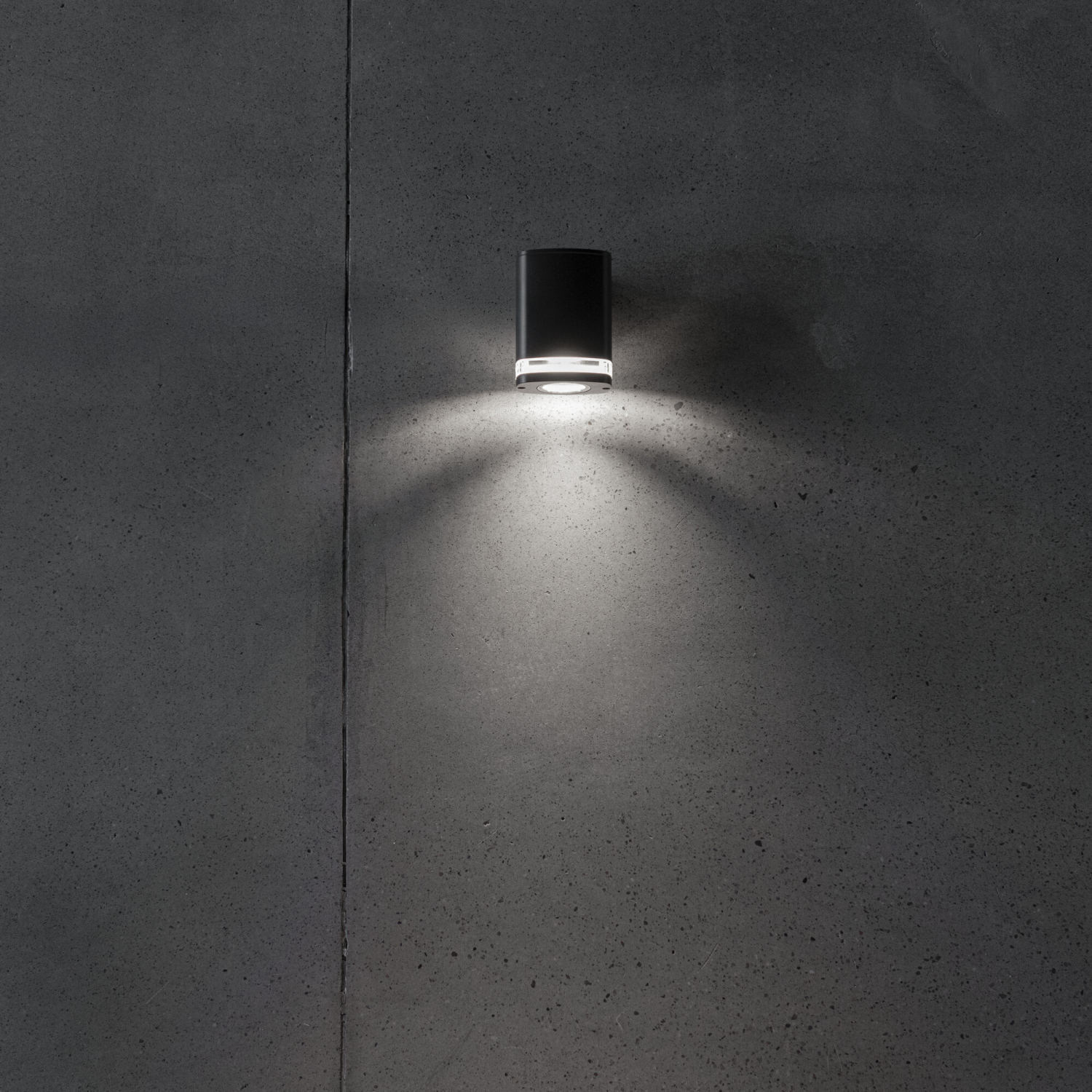 Kanlux Fassadenleuchte ZEVI W EL mit Bewegungsmelder PIR Sensor graphit IP54 90101