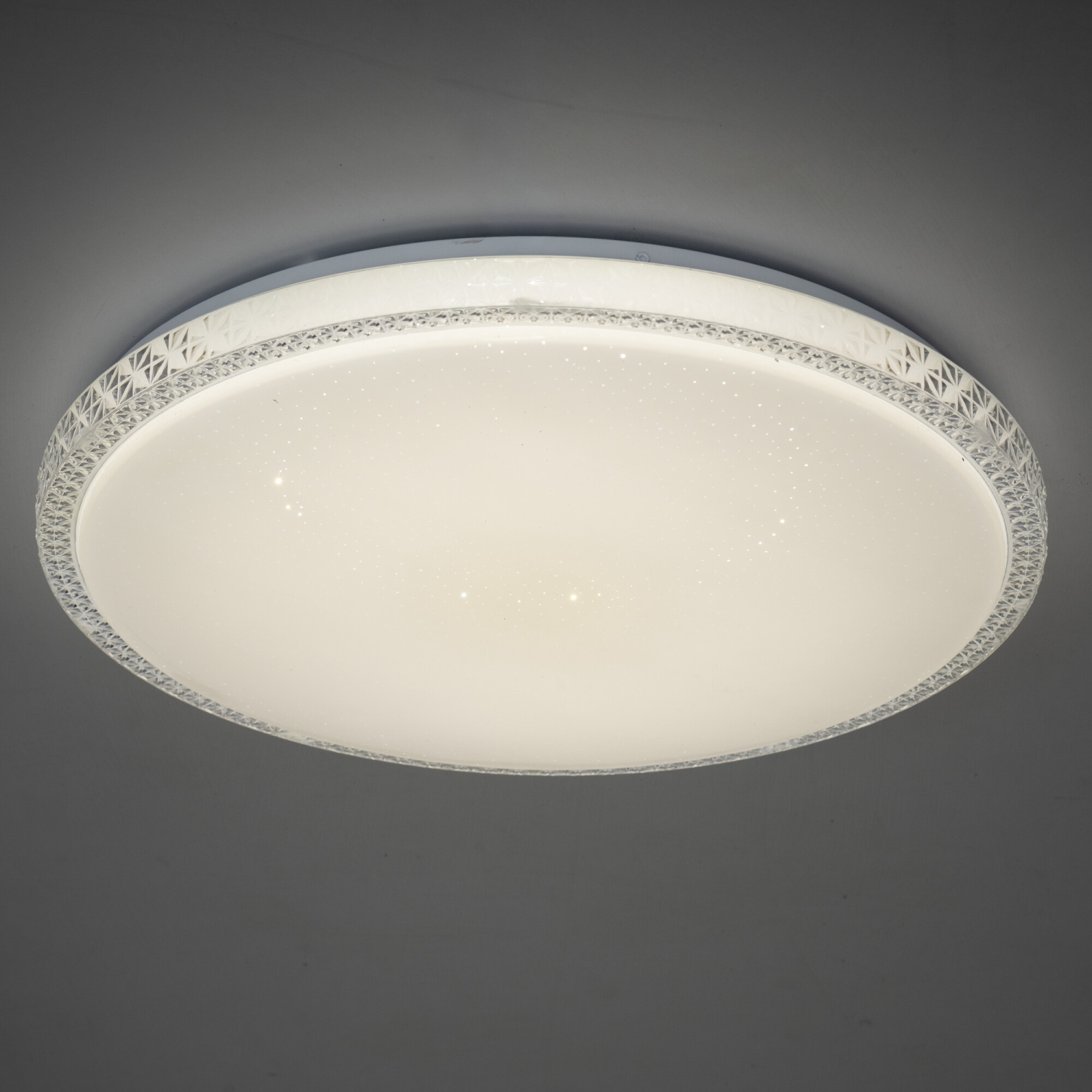 Kanlux LED Deckenleuchte LUMKO CCT 3000K, 4000K, 6500K Sternenhimmel FB dimmbar Ø480 weiss 90221
