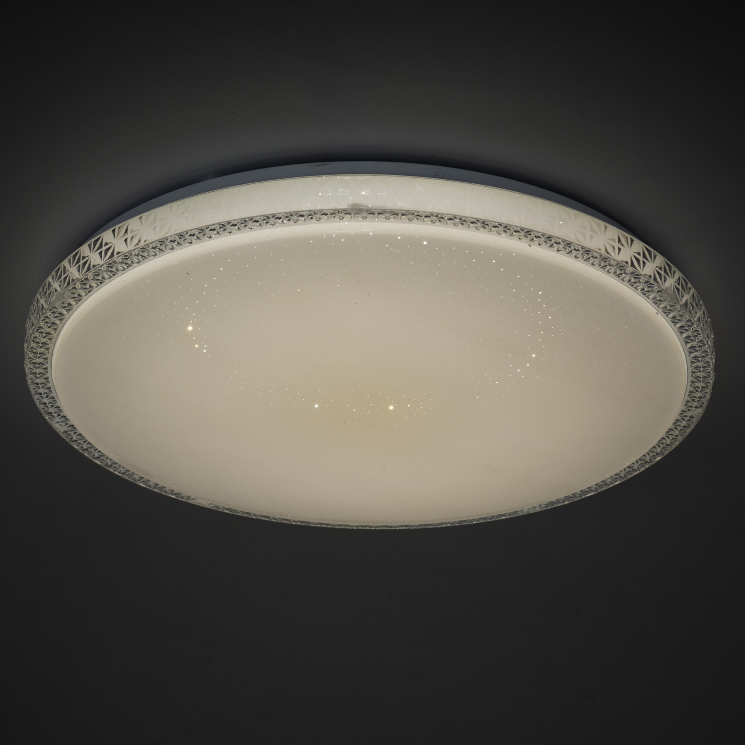Kanlux LED Deckenleuchte LUMKO CCT 3000K, 4000K, 6500K Sternenhimmel FB dimmbar Ø480 weiss 90221
