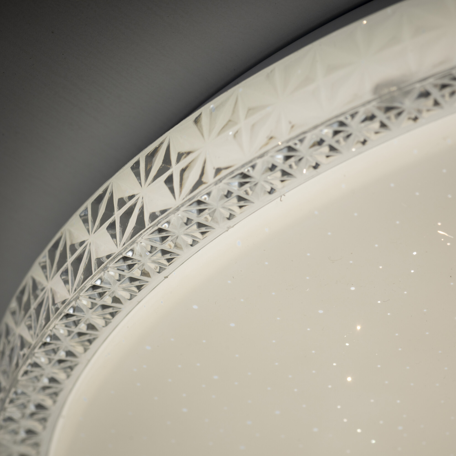 Kanlux LED Deckenleuchte LUMKO CCT 3000K, 4000K, 6500K Sternenhimmel FB dimmbar Ø480 weiss 90221