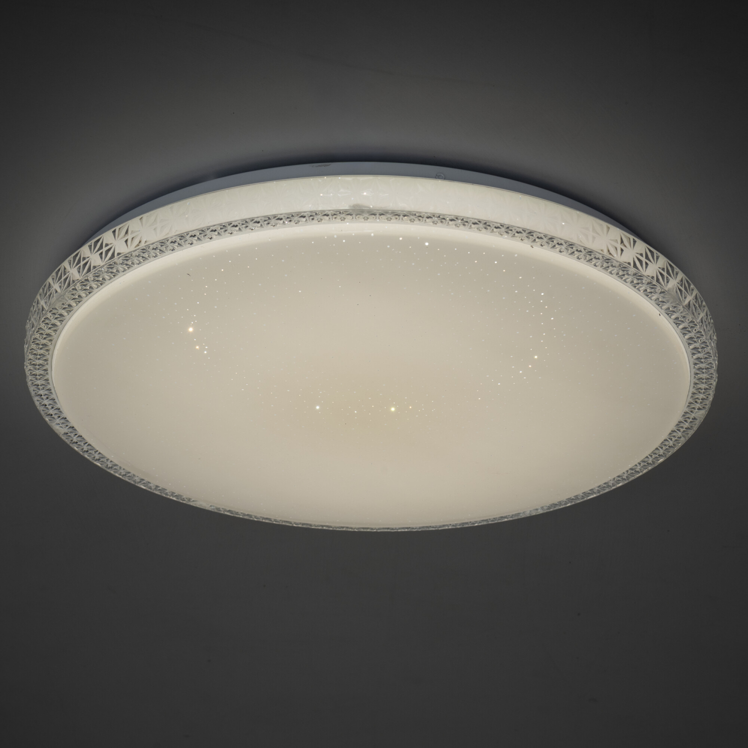 Kanlux LED Deckenleuchte LUMKO CCT 3000K, 4000K, 6500K Sternenhimmel FB dimmbar Ø480 weiss 90221