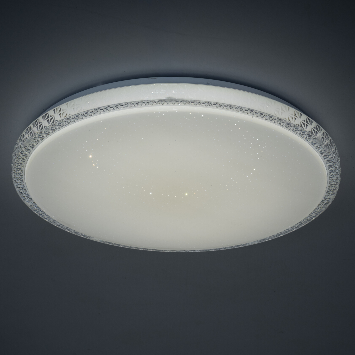 Kanlux LED Deckenleuchte LUMKO CCT 3000K, 4000K, 6500K Sternenhimmel FB dimmbar Ø480 weiss 90221