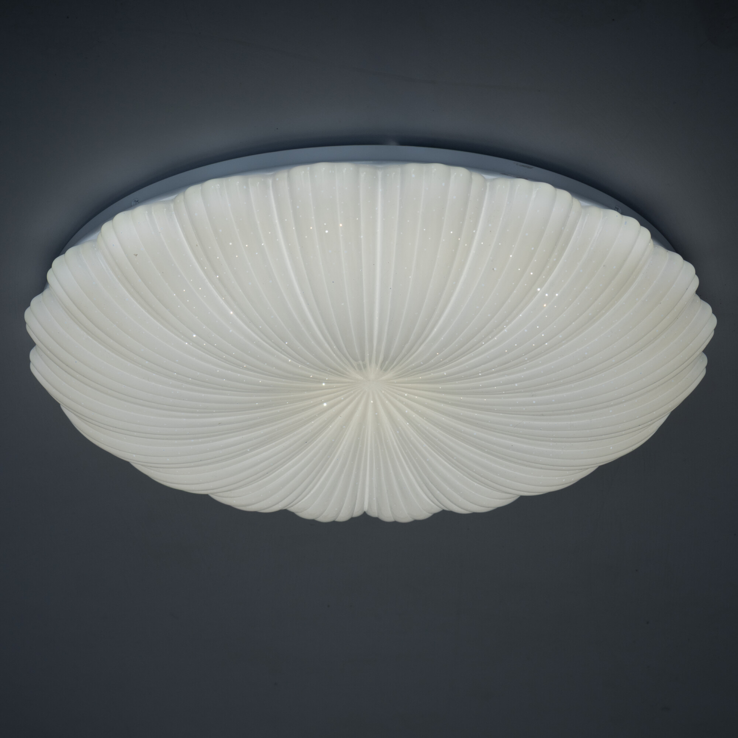 Kanlux LED Deckenleuchte BONSA CCT 3000K, 4000K, 6500K FB dimmbar Ø490 weiss Sternenhimmel 90222