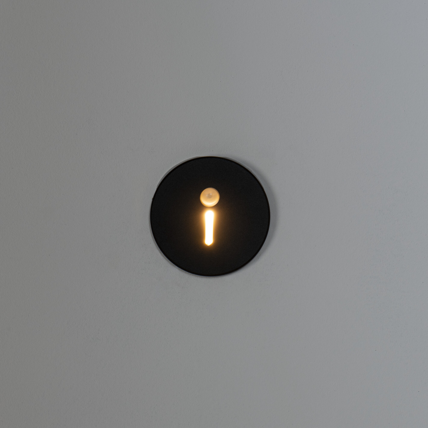 LED Wandeinbauleuchte MAGNIK mit PIR Bewegungsmelder rund schwarz CCT 2700-5700K 230V 90794
