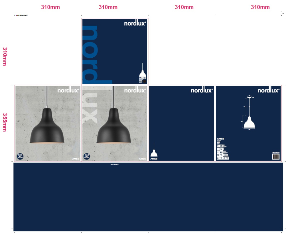 Pendelleuchte Ames Nordlux Pendel schwarz E27