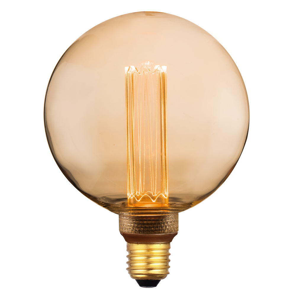 Deco LED Lampe E27 G125 Retro Dim Nordlux 1800K Gold dimmbar 2080242758