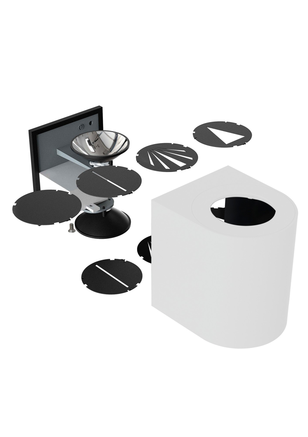 LED Aussenleuchte Canto 2 Nordlux 2x6W weiß 3000K Wand IP44 nachfolge 49701001