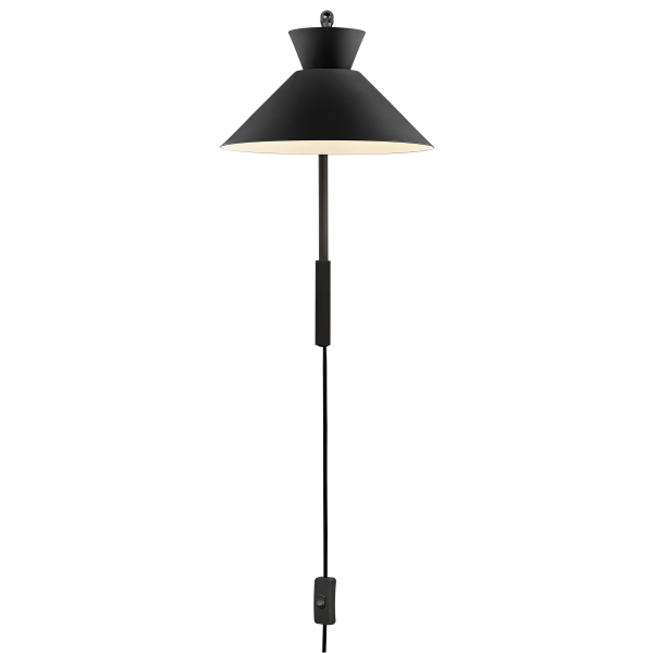 Nordische Wandleuchte Dial Nordlux schwarz E27 skandinavische Wandlampe 2213371003