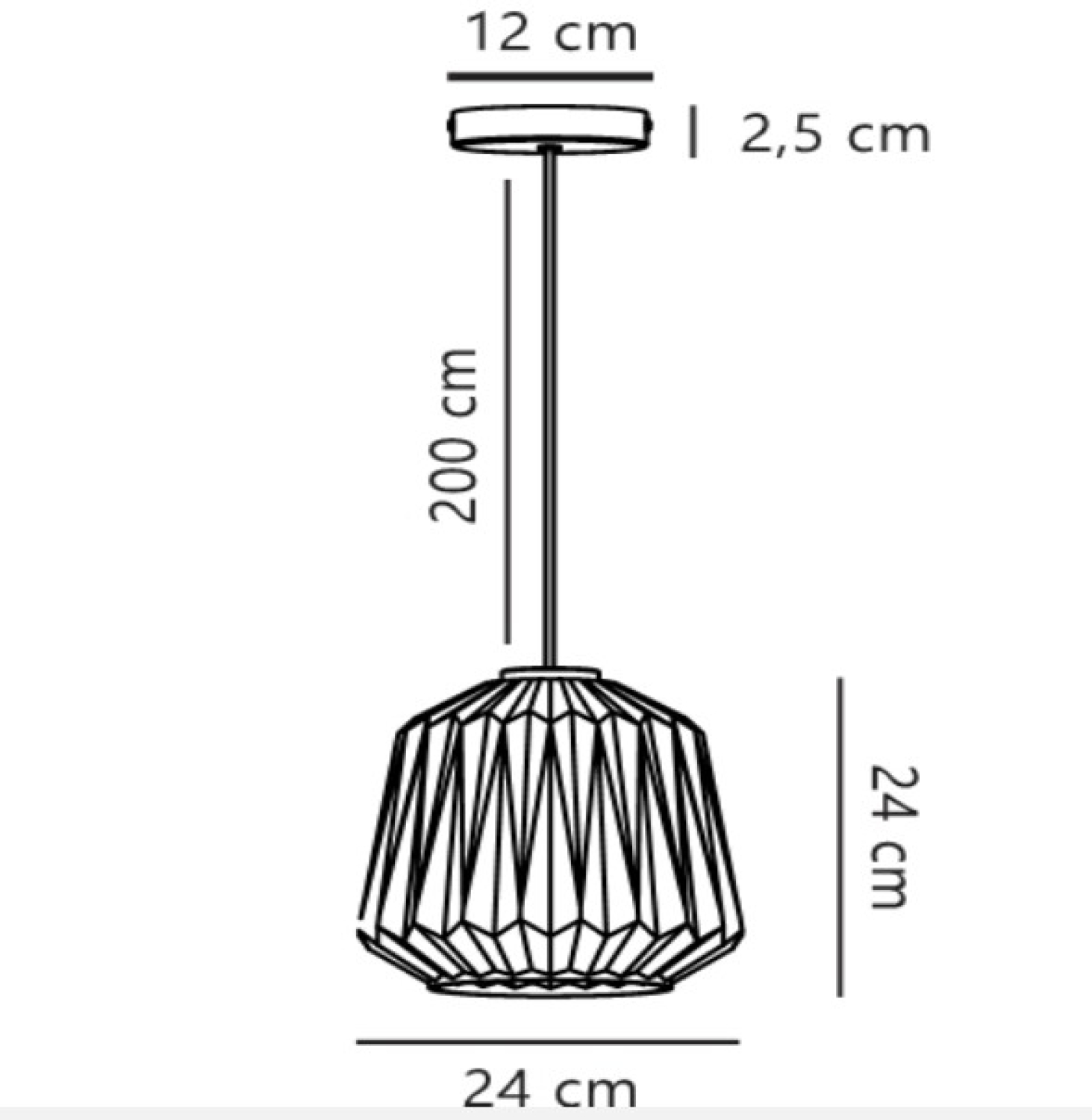 Nordlux Pendelleuchte Elbie plissiertes Opalglas E27 2612323001