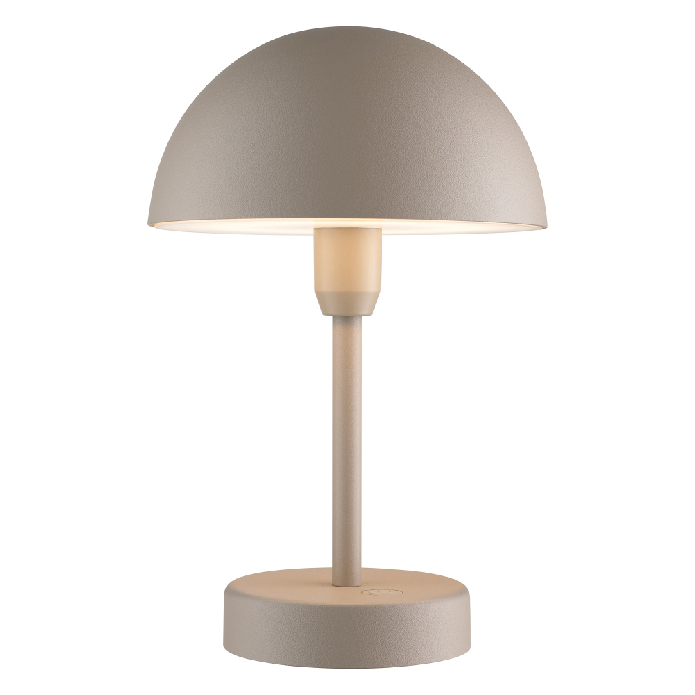 Beige Tischlampe Nordlux Ellen To-Go