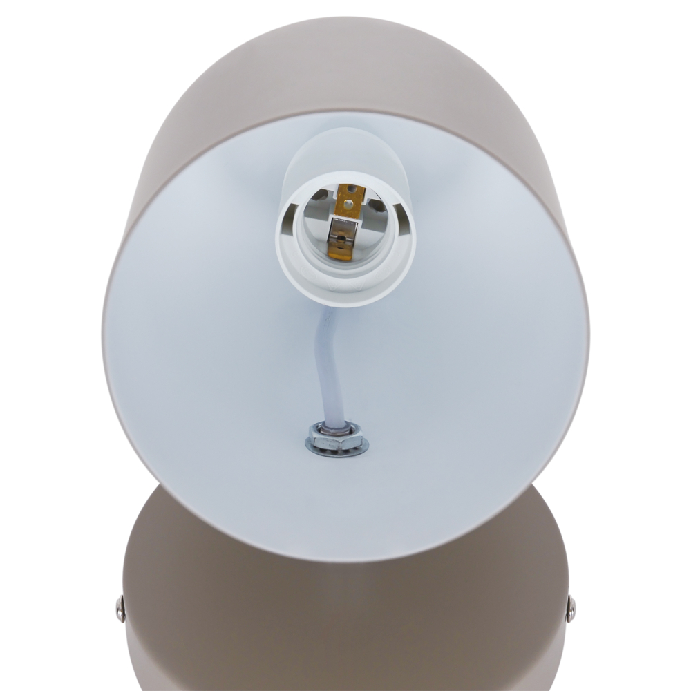 Kinder-Wandleuchte Nordlux Gaston Hellbraun E27 Wandlampe aus Metall und Holz