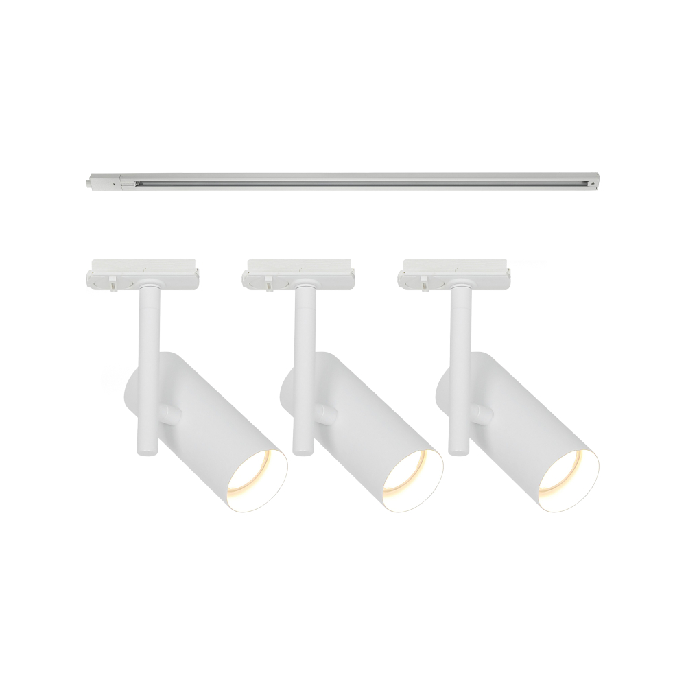 Deckenspot Jerome Link 3-Kit + 1m Schienensystem Nordlux weiss GU10 2510096001
