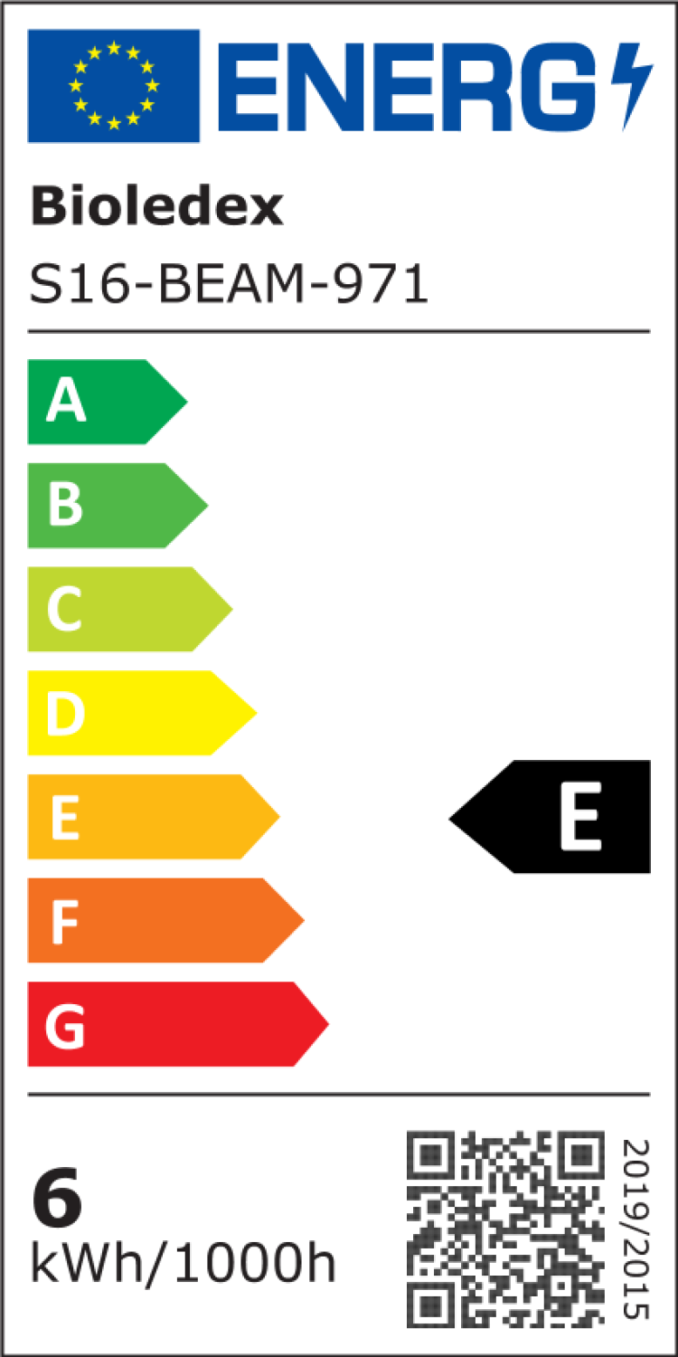Bioledex LED Spot MR16 einstellbarer Winkel 30°- 60° 6W 650Lm 2700K S16-BEAM-971