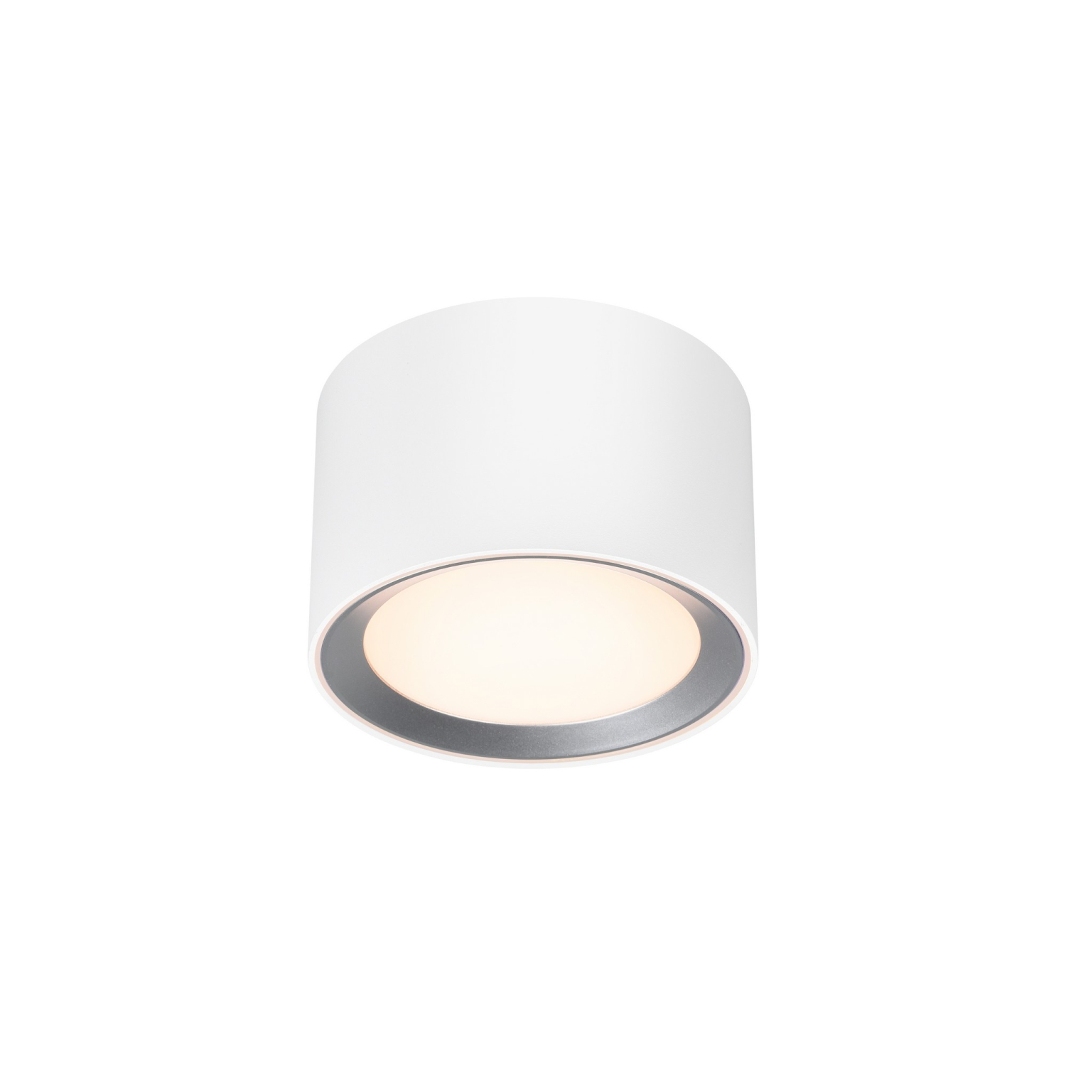 Nordlux LED Deckenleuchte Landon weiss 6,5W IP20/44 Badleuchte Moodmaker Dimmen 2700K 2110660101