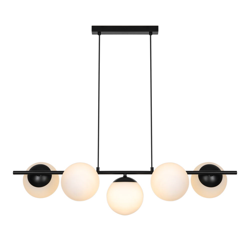 Pendelleuchte Lilly 5-spot Nordlux Pendel 5xE14 schwarz