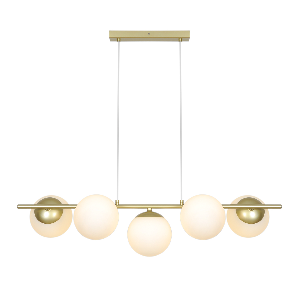 Pendelleuchte Lilly 5-spot Nordlux Pendel 5xE14 Messing