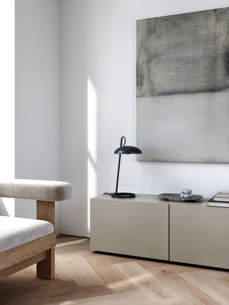 Skandinavische Nordlux Tischlampe Versale DFTP G9 schwarz 2220075003