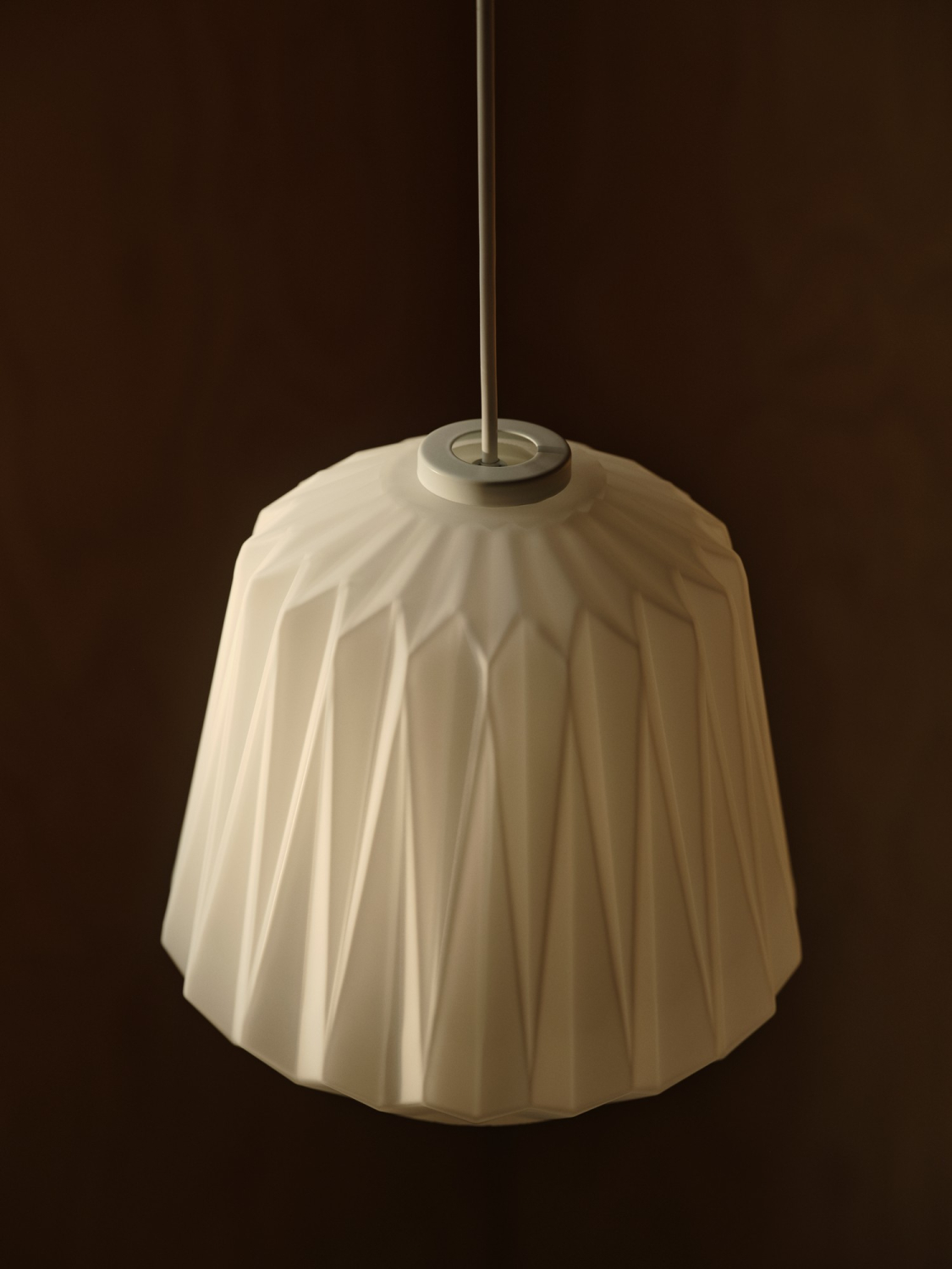 Nordlux Pendelleuchte Elbie plissiertes Opalglas E27 2612323001