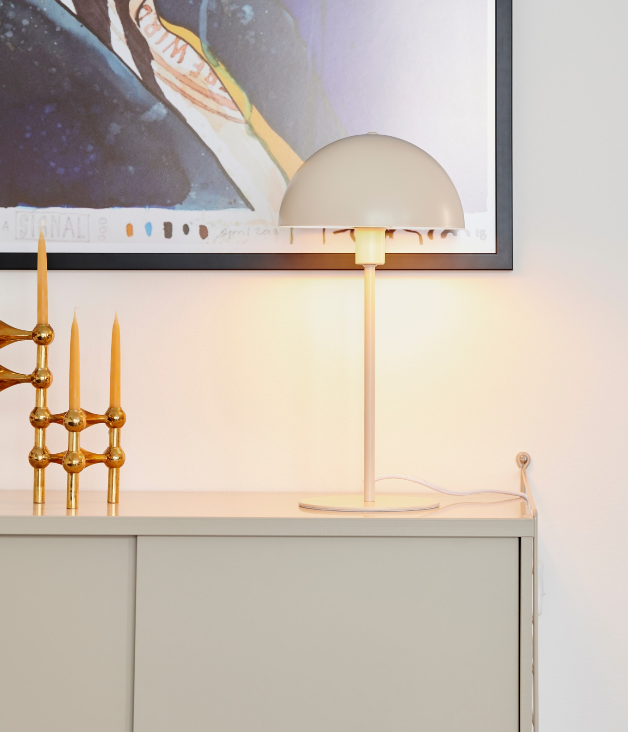 Nordlux Tischleuchte Ellen 20 Beige E14 Tischlampe 48555009