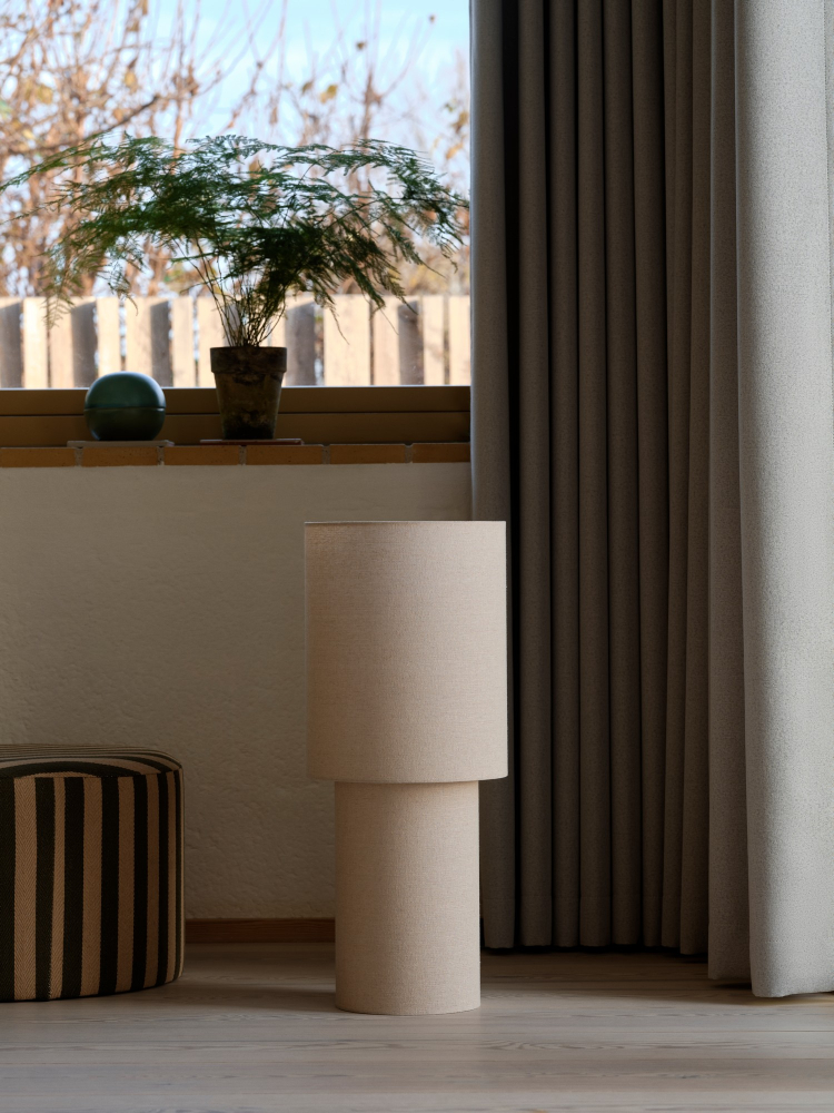 Stehleuchte Izara 60 Nordlux Beige Textil Standleuchte 2x E27