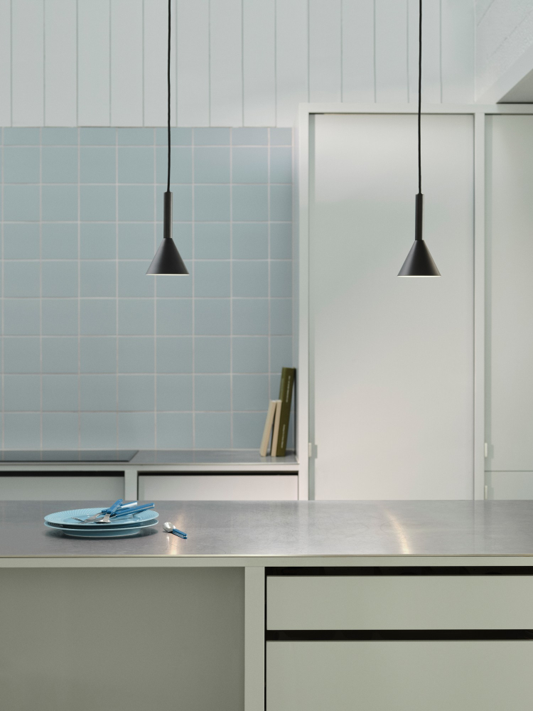 2-Set Pendelleuchte Kelvis Nordlux schwarz 2xGU10 skandinavische Hängelampe