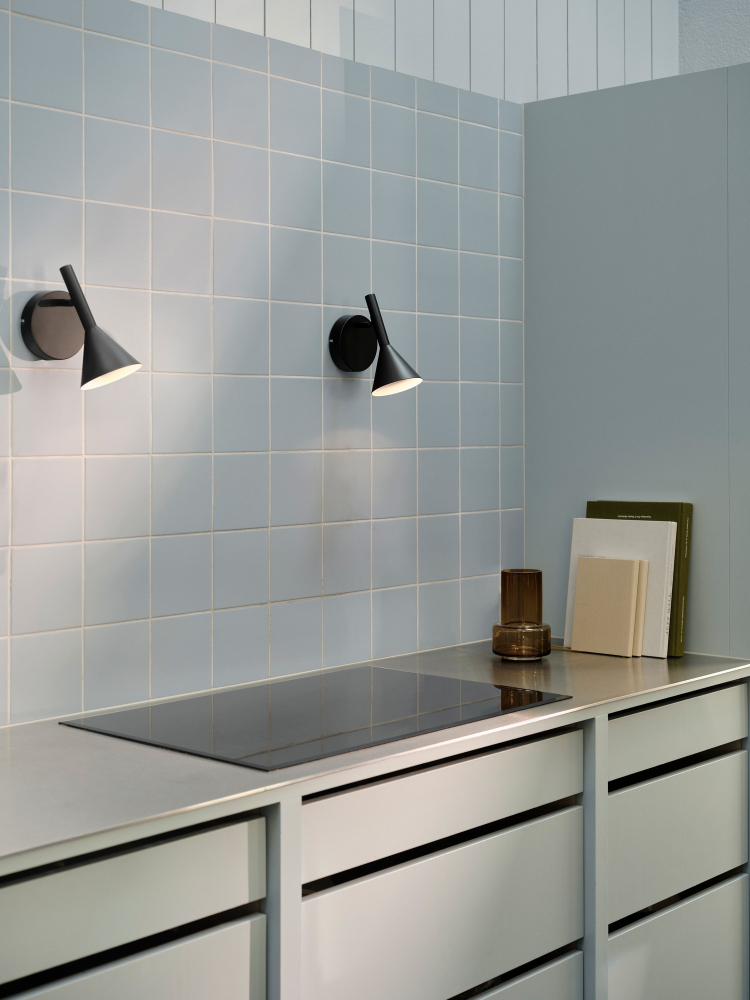 Wandleuchte Kelvis Nordlux schwarz GU10 skandinavische Wandlampe