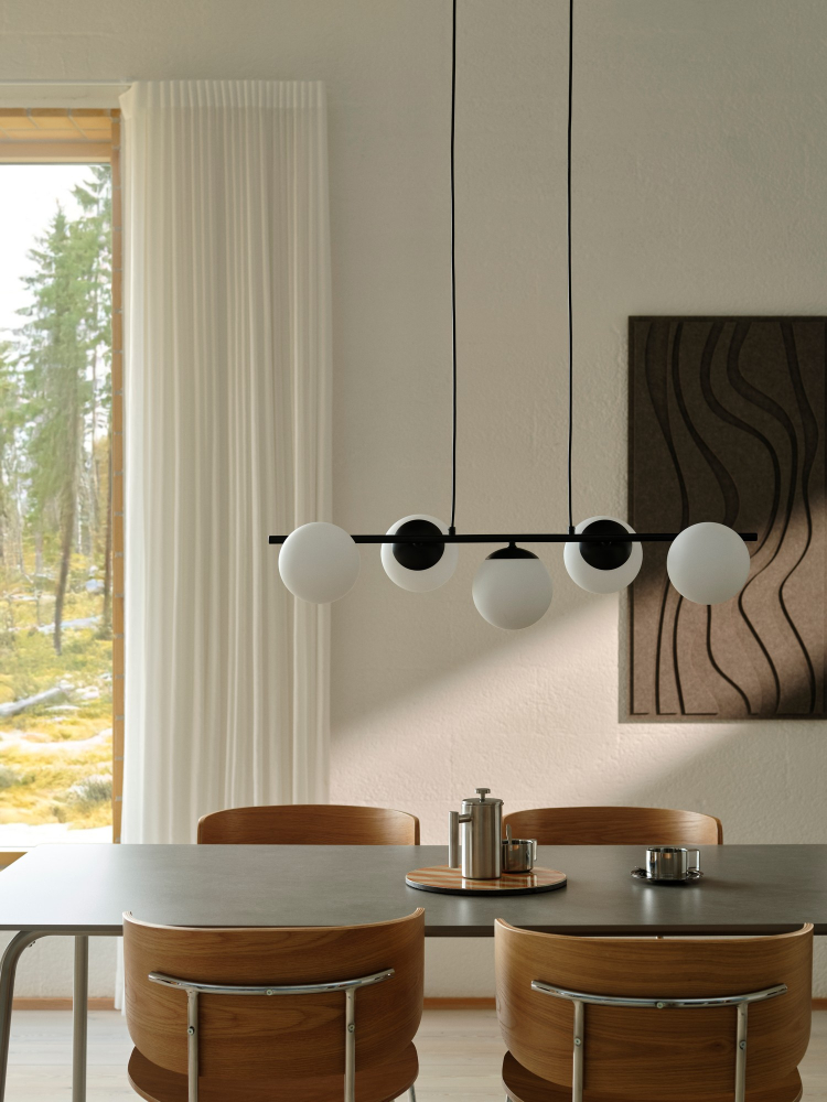 Pendelleuchte Lilly 5-spot Nordlux Pendel 5xE14 schwarz