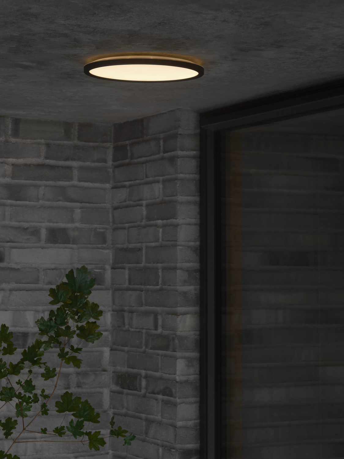 Nordlux LED Deckenleuchte Oja 29 Outdoor Round IP54 3000K 14W schwarz 2618256103