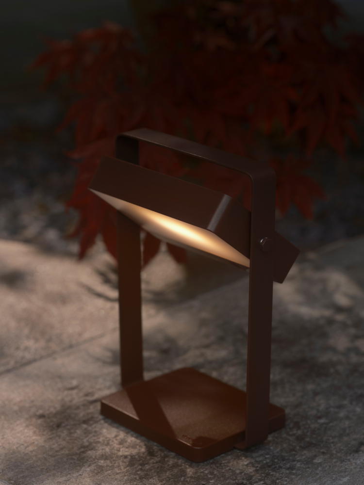 Nordlux LED Solarleuchte Saulio To-Go Braun IP44 Akkuleuchte 2418035018