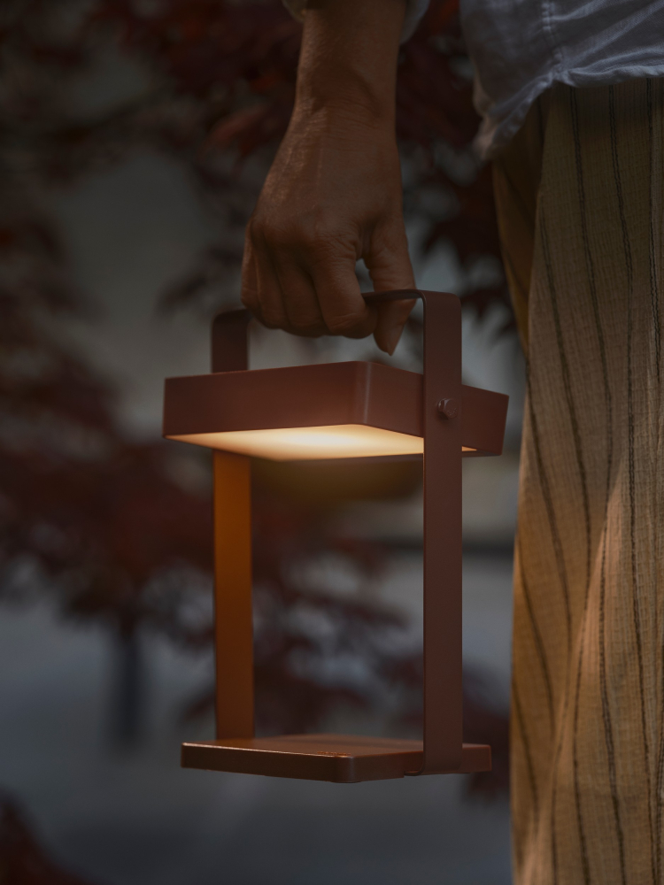 Nordlux LED Solarleuchte Saulio To-Go Braun IP44 Akkuleuchte 2418035018