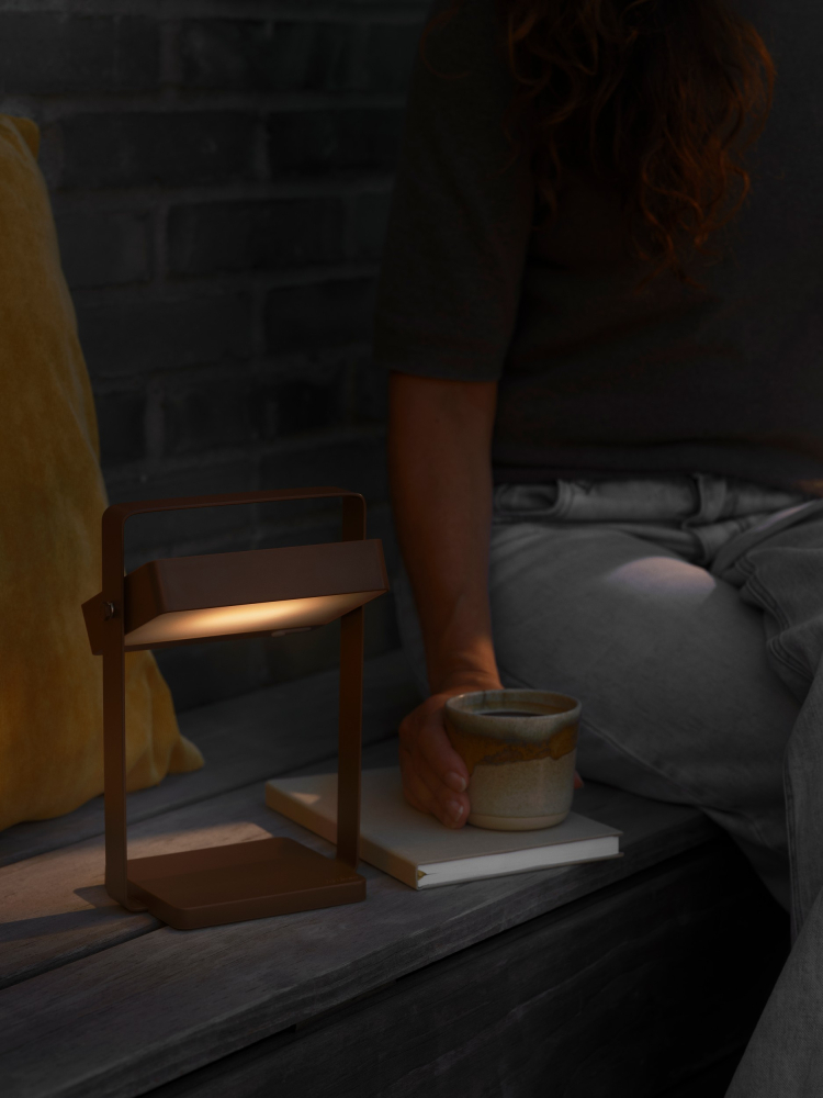 Nordlux LED Solarleuchte Saulio To-Go Braun IP44 Akkuleuchte 2418035018