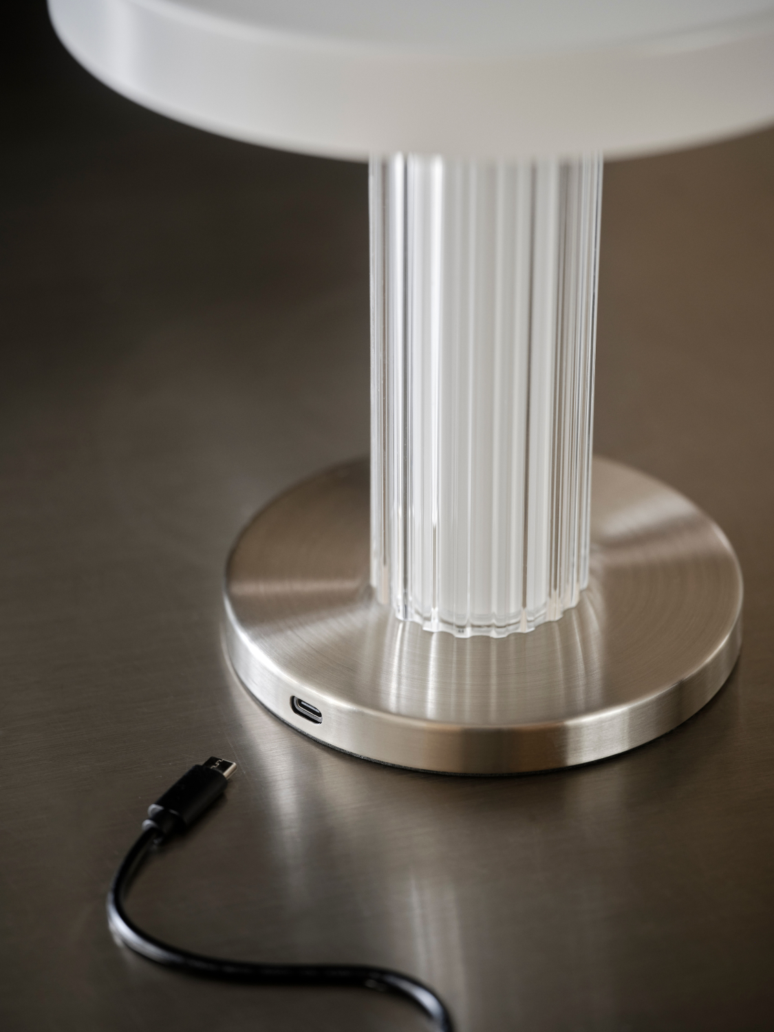 Nordlux LED Trezzi Portable DFTP Akkuleuchte Weiss Tischleuchte 3-Step dimming 2520135001