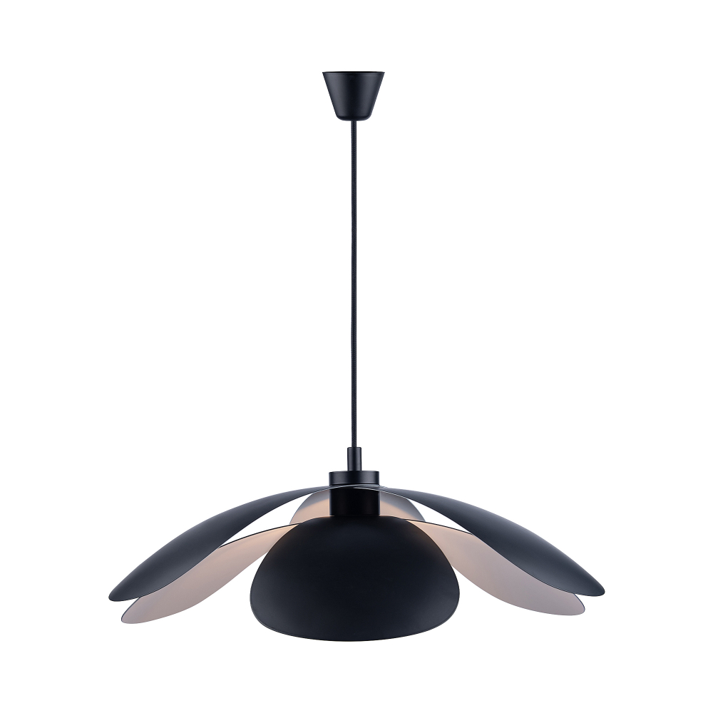 Dänische Pendelleuchte Nordlux DFTP Maple 55 Pendel schwarz Blütenblätter 2220293003