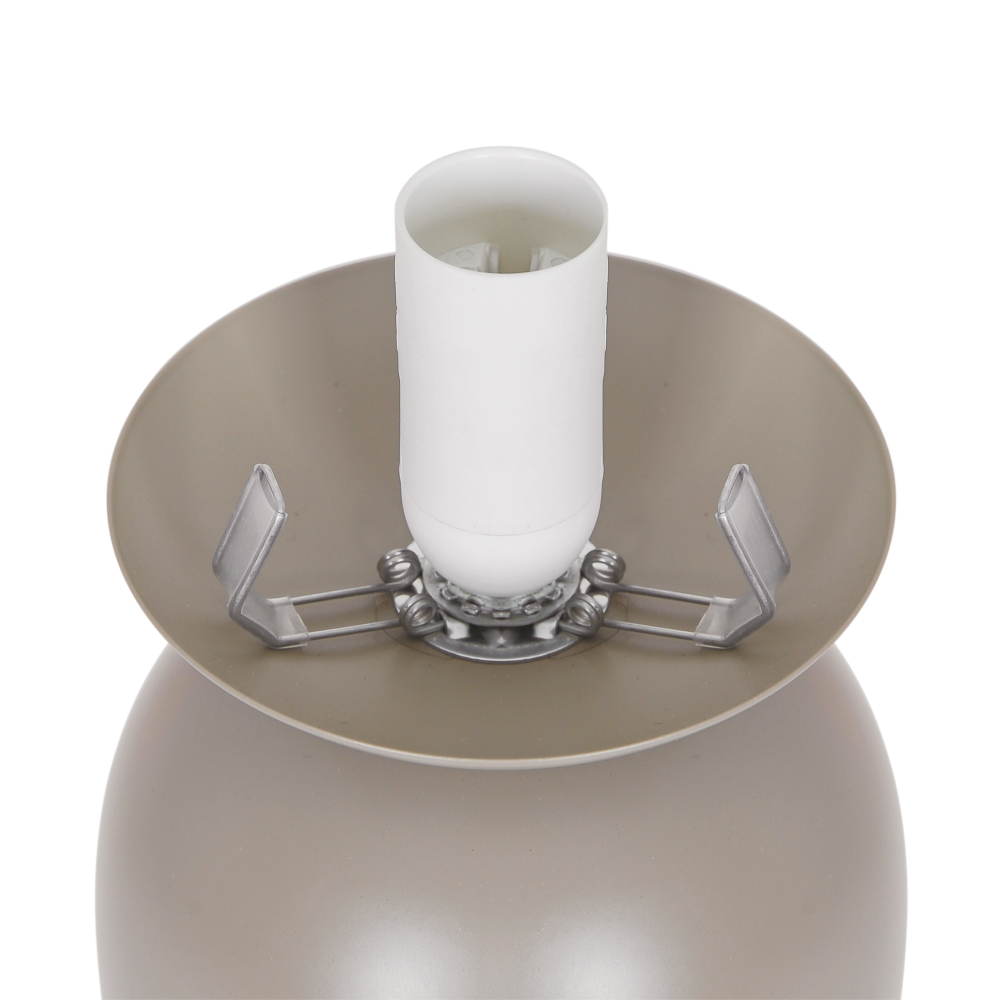 Tischleuchte Notti Nordlux hell braun Glas skandinavische Tischlampe E14