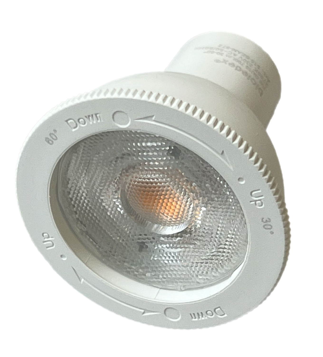 Bioledex LED Lampe GU10 einstellbarer Winkel 30°- 60° 7W 650Lm 2700K S10-BEAM-972