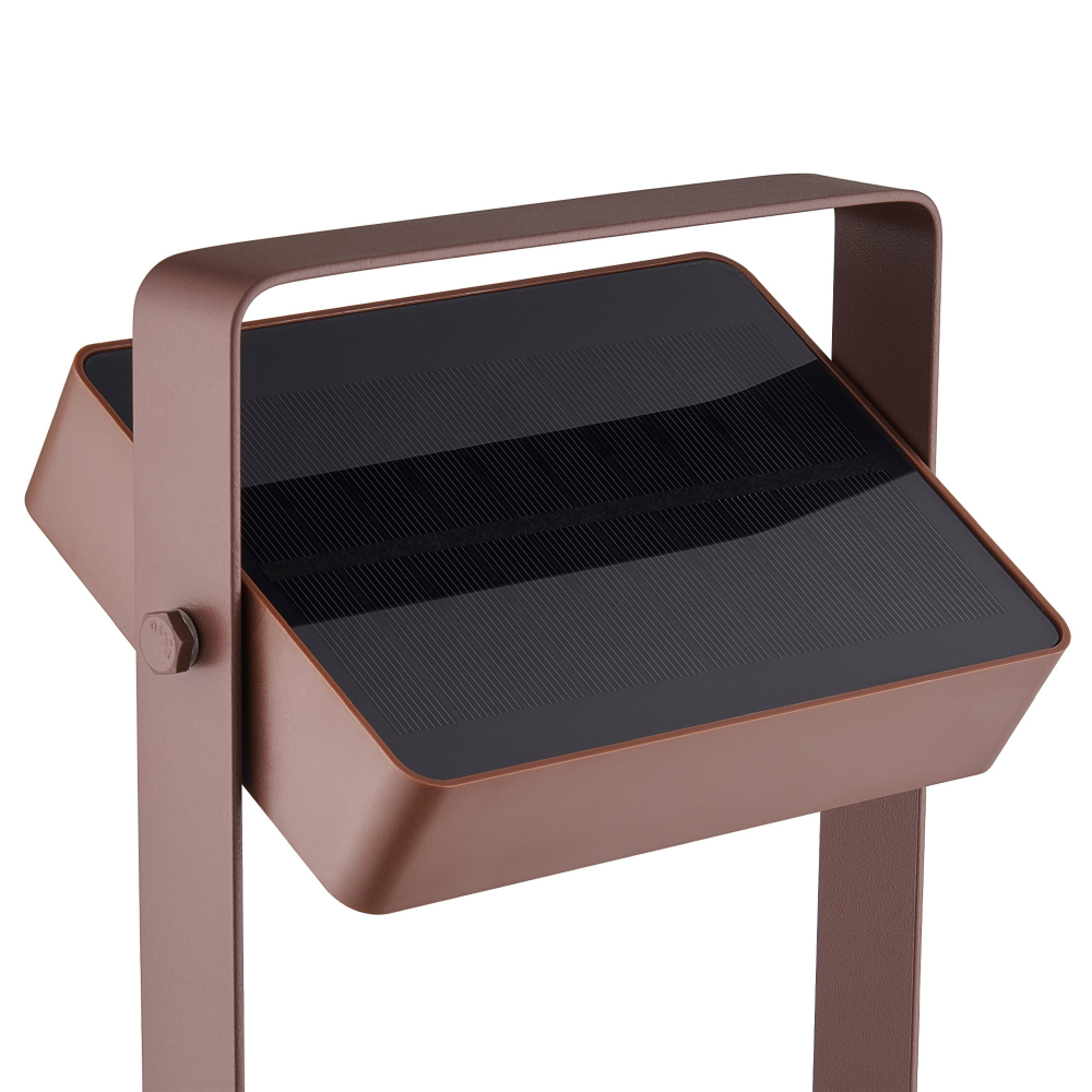 Nordlux LED Solarleuchte Saulio To-Go Braun IP44 Akkuleuchte 2418035018