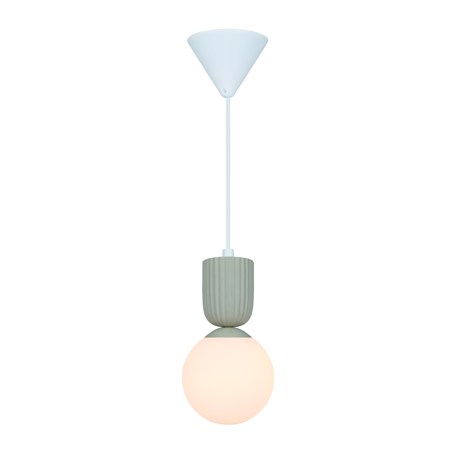 Nordlux Pendelleuchte Sadie Beige E14 gerippte Aufhängung aus Keramik 2512603009