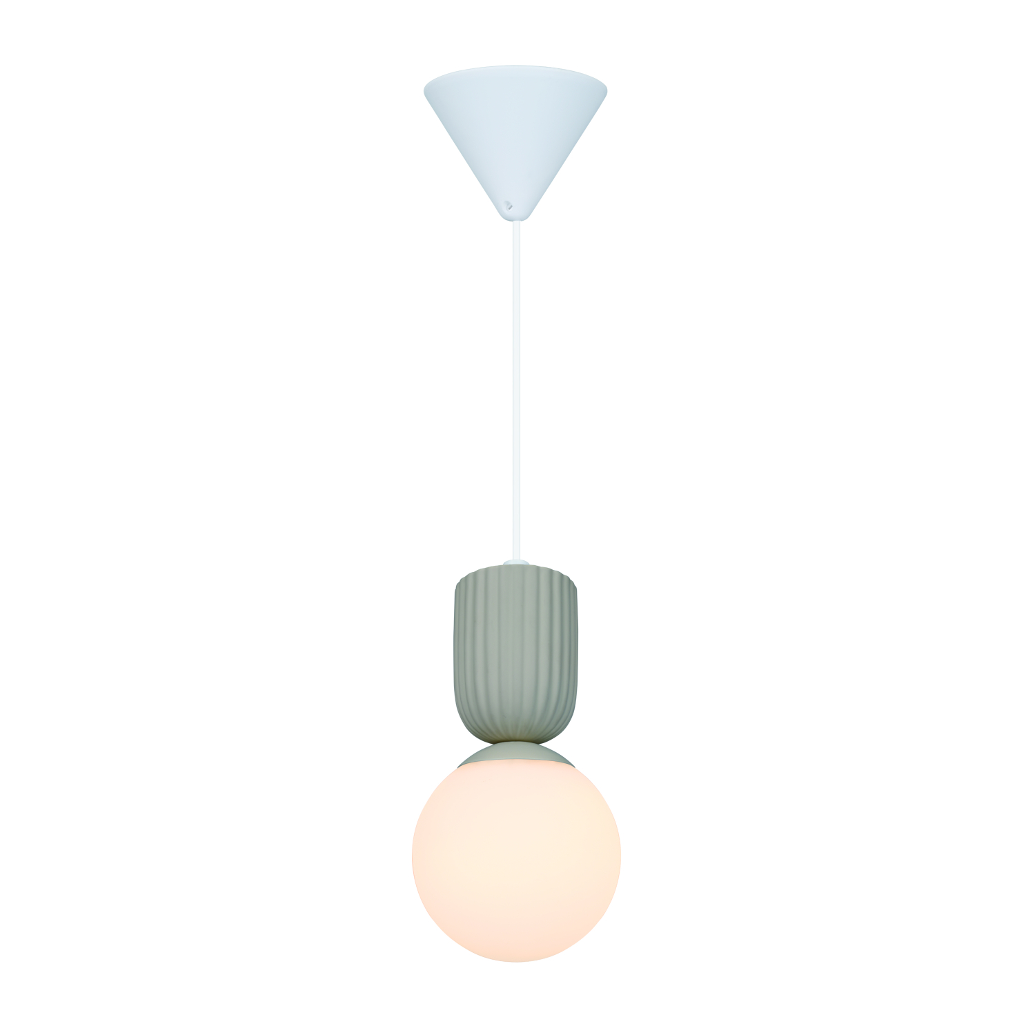 Nordlux Pendelleuchte Sadie Beige E14 gerippte Aufhängung aus Keramik 2512603009