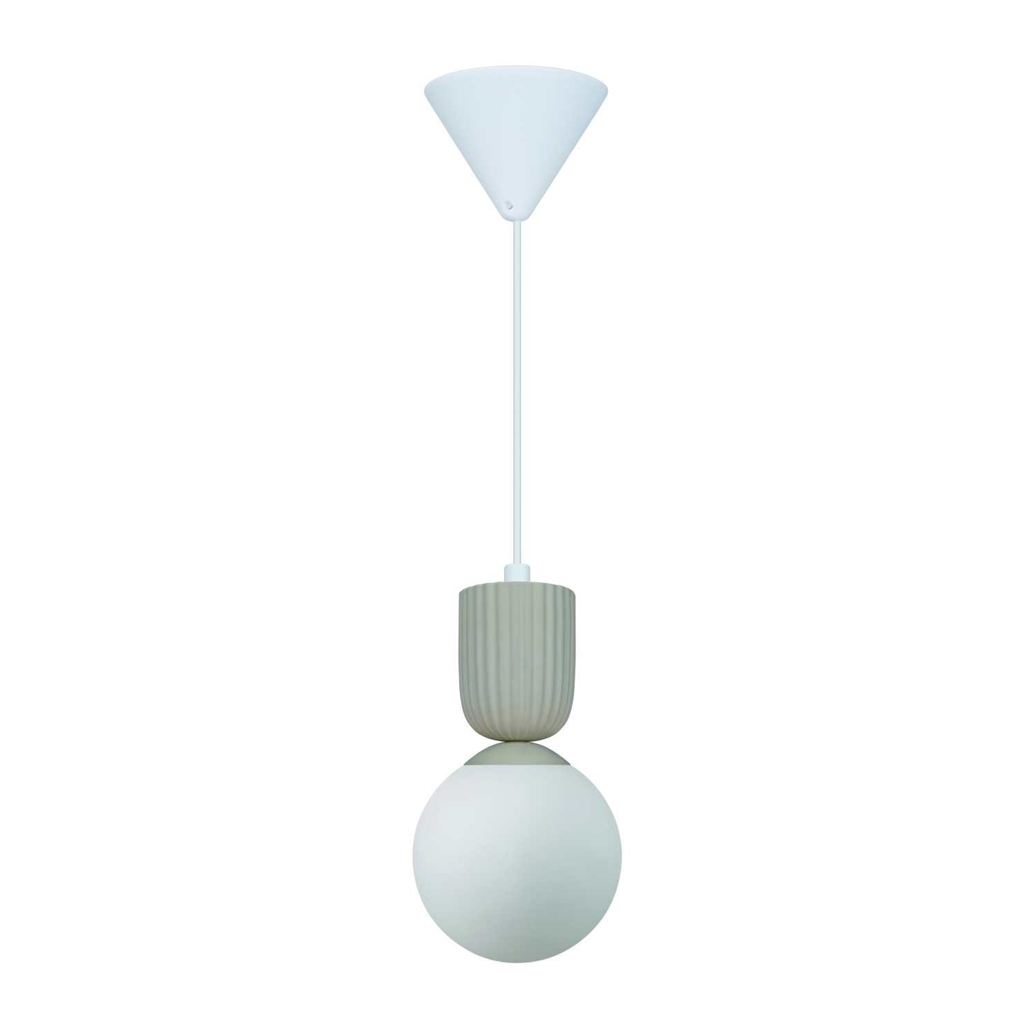 Nordlux Pendelleuchte Sadie Beige E14 gerippte Aufhängung aus Keramik 2512603009