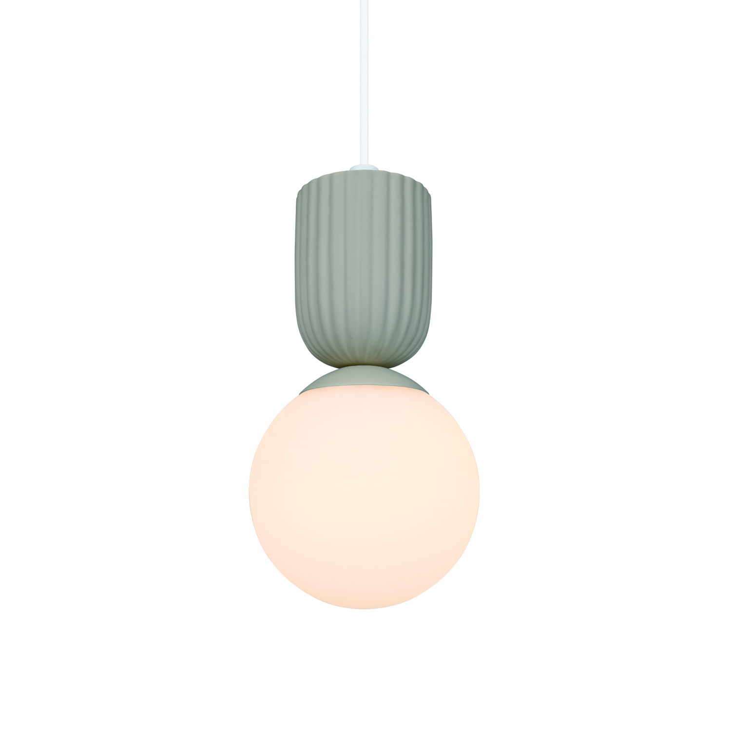Nordlux Pendelleuchte Sadie Beige E14 gerippte Aufhängung aus Keramik 2512603009