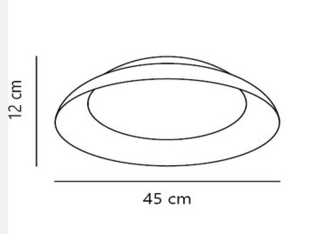 Deckenleuchte Nivora 45 Weiss Nordlux 2x E27 Wandleuchte