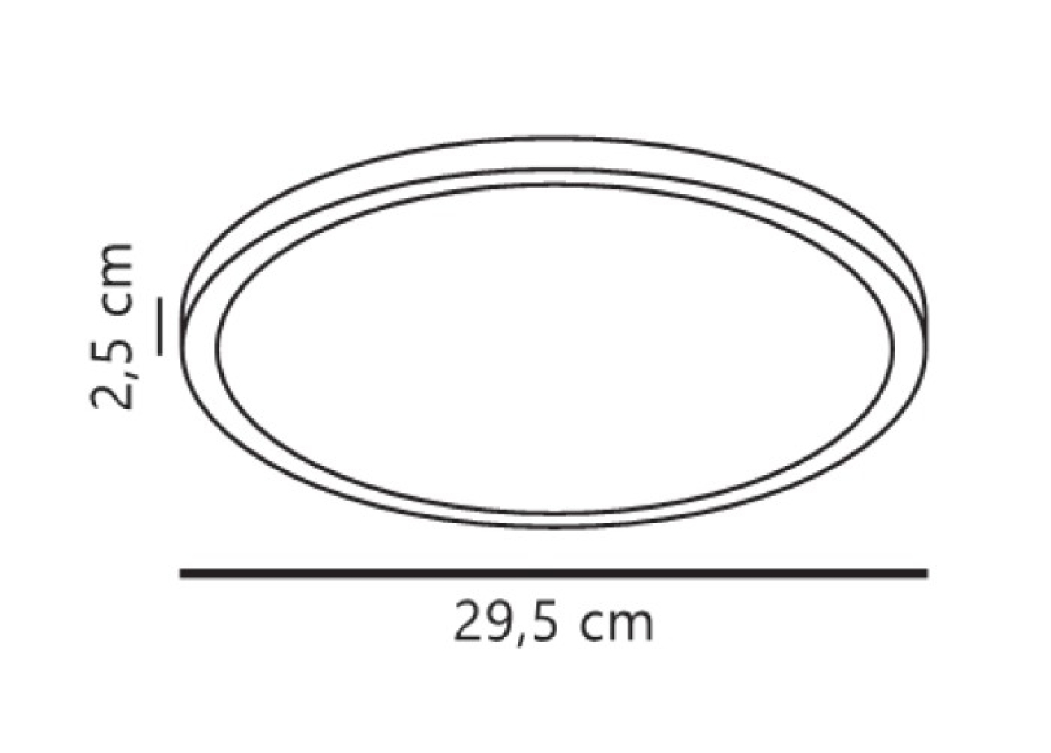 Nordlux LED Deckenleuchte Oja 29 Outdoor Round IP54 3000K 14W schwarz 2618256103