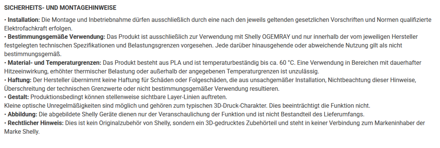 SOIXX Hutschienenhalter für Shelly OGEMRAY DIN Rail 35 mm